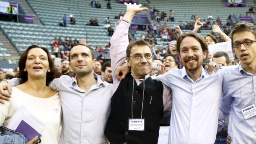 De la foto de Vistalegre ya solo queda Errejón: así han reaccionado al adiós de Iglesias