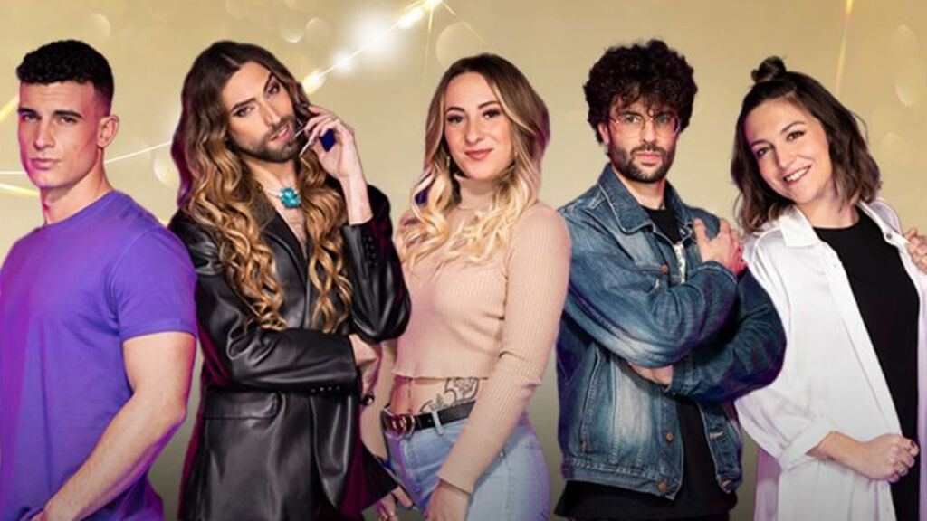 Adrián, Marta, Rafa, Cora y Carlos, finalistas de 'Secret Story 2'