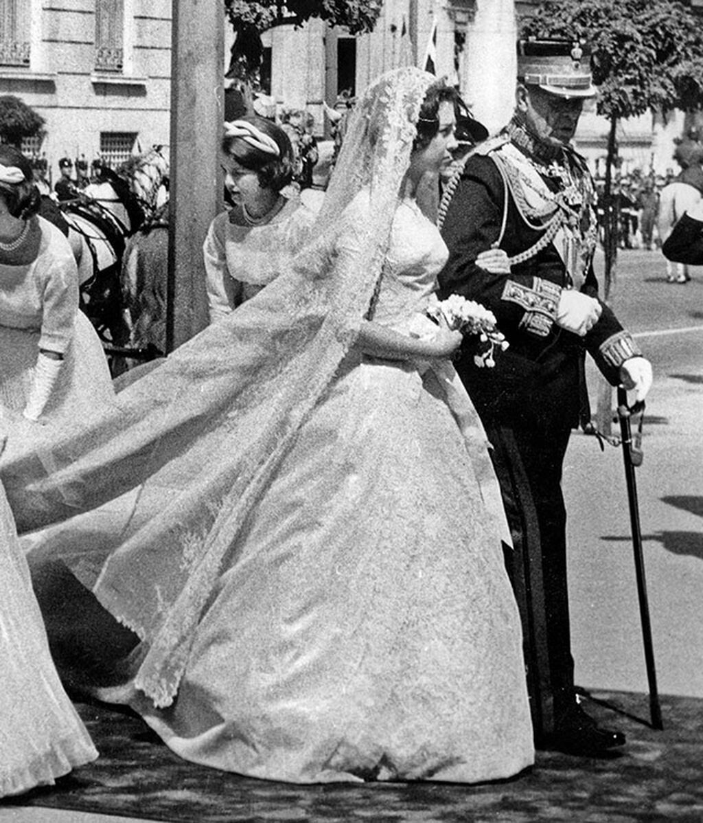 Boda de Sofía y Juan Carlos I en 1962