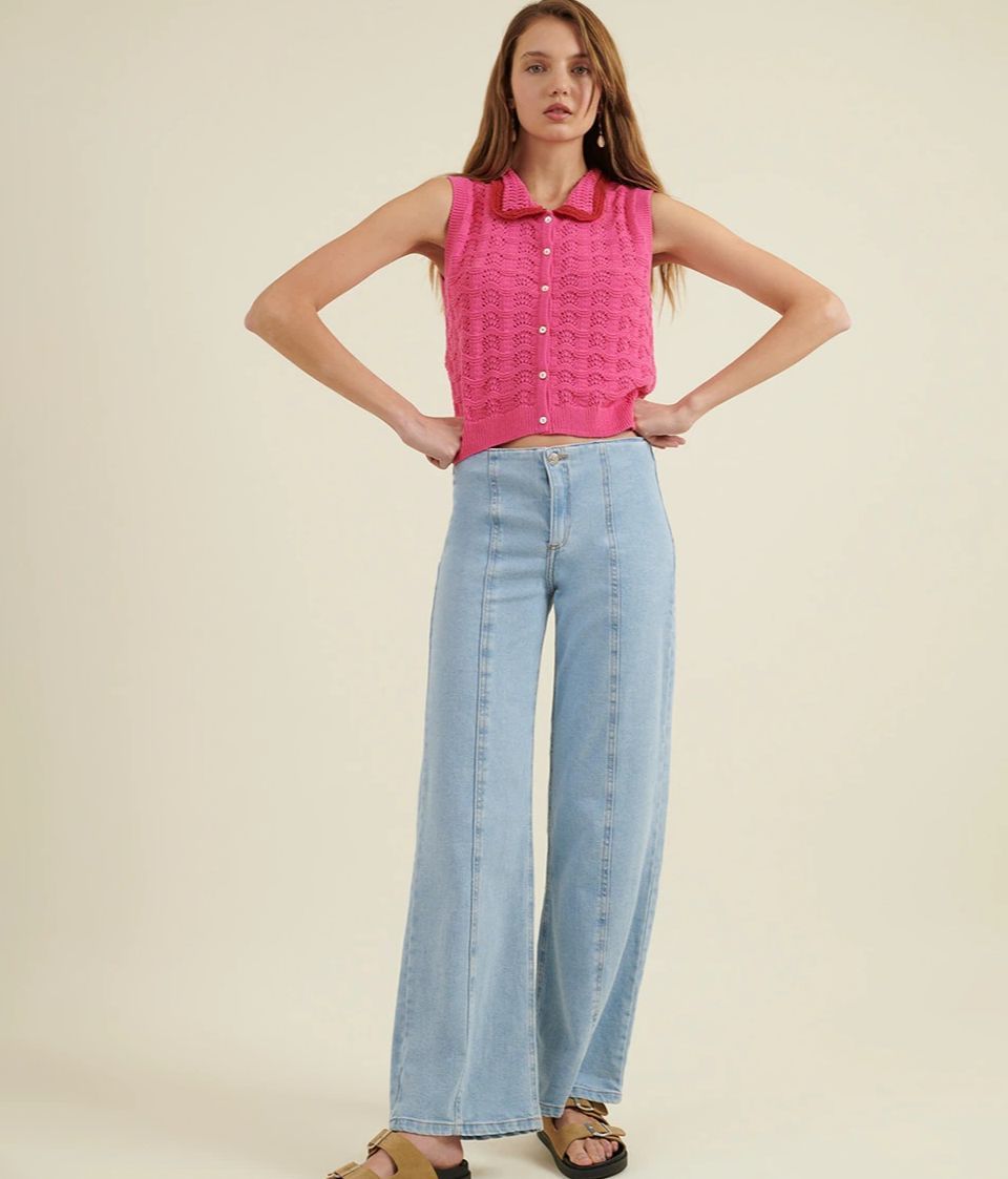 Jeans de campana de Brownie