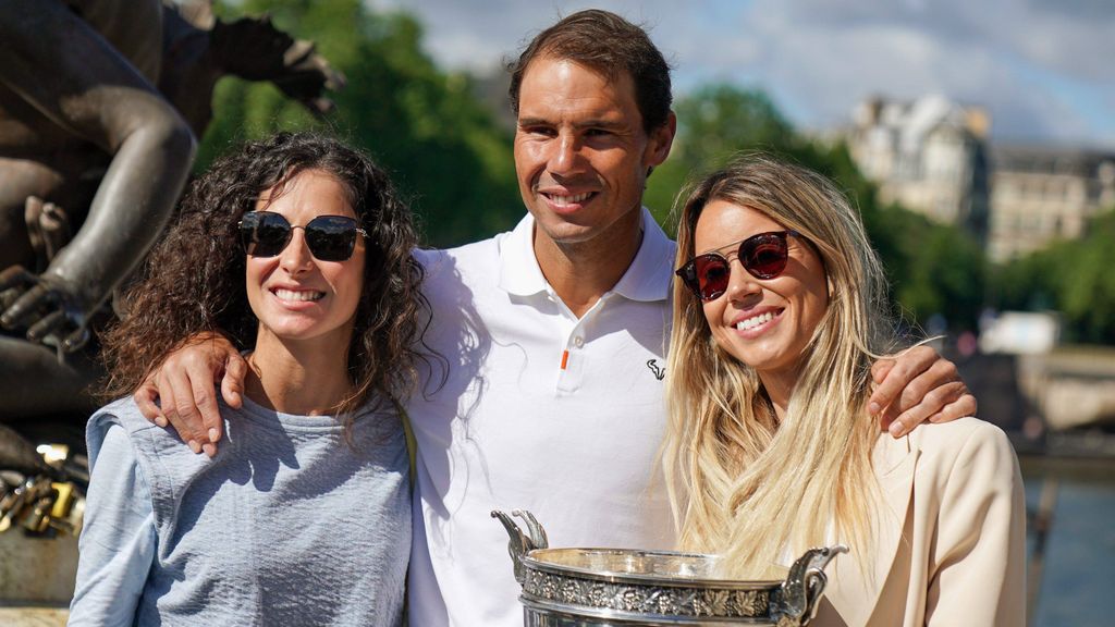 Mery Perelló, Maribel y Rafa Nadal