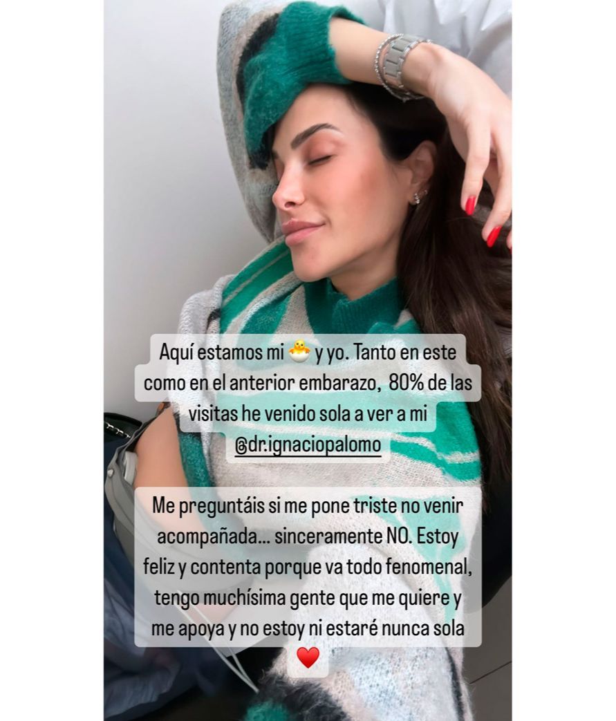 carla barber acude sola a su última revisión ginecológica