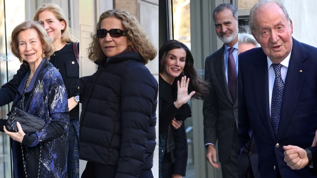 La familia real, en el cumpleaños de la infanta Elena