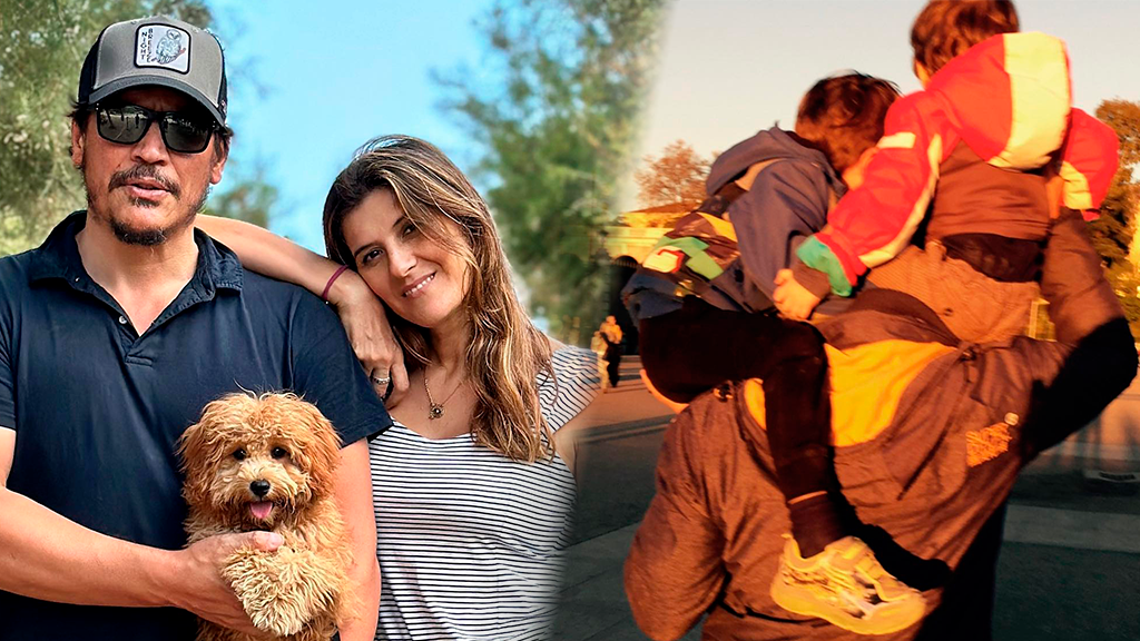 Así es la familia de Sergio Peris-Mencheta: su mujer y sus dos hijos