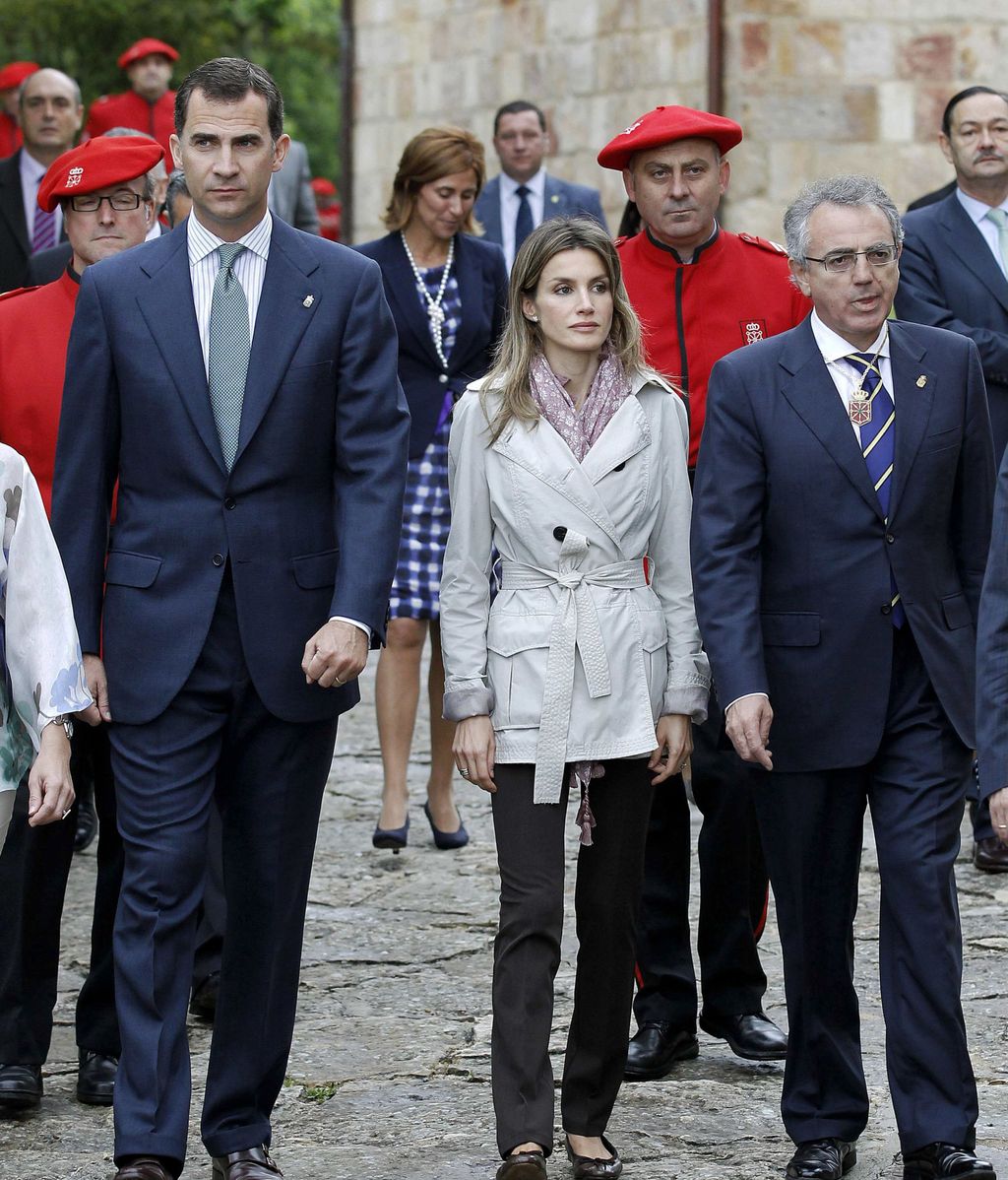 Los reyes en Navarra. FUENTE: Cordonpress