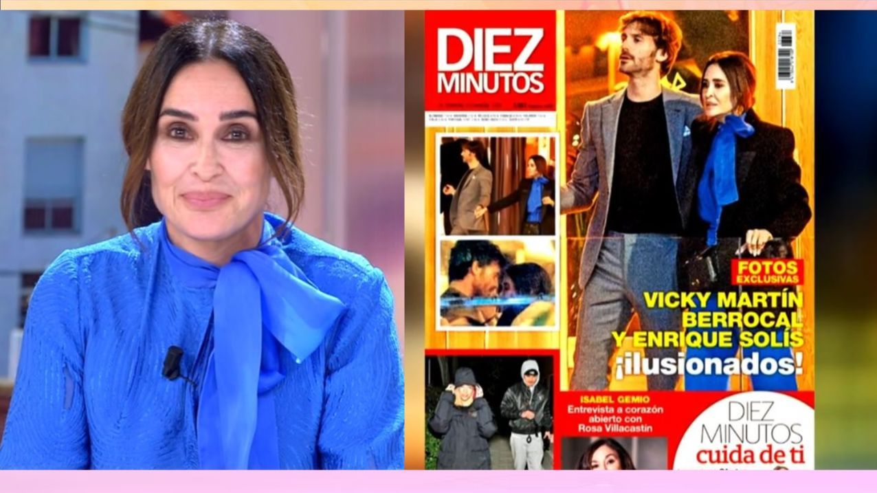 Vicky Martín Berrocal reacciona a las fotos junto a Enrique Solís: "Me cogen pasándomelo bien y disfrutando"