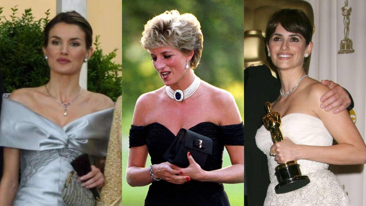 Letizia Ortiz, Diana de Gales y Penélope Cruz Letizia Ortiz, Diana de Gales y Penélope Cruz