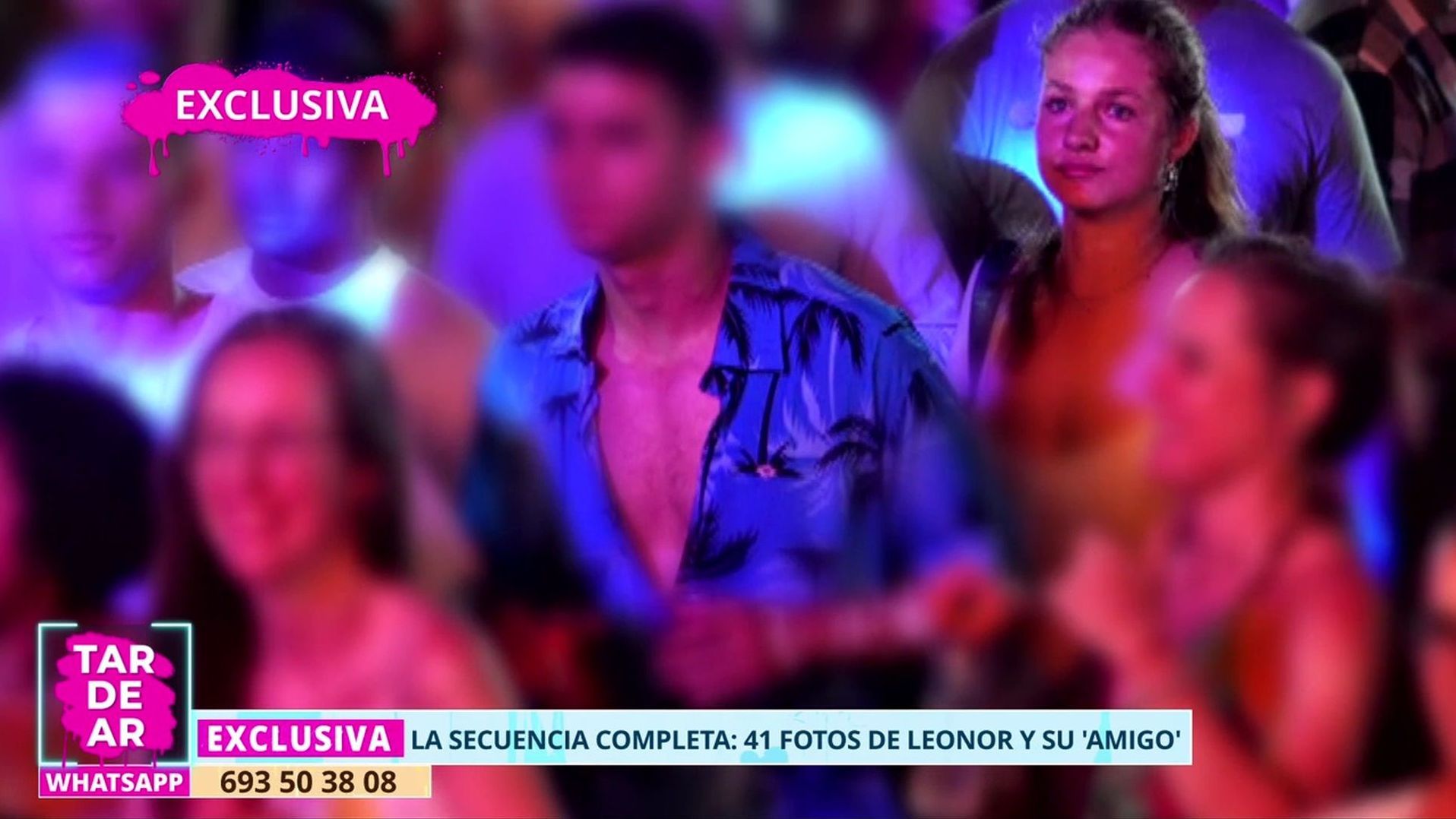 Todas las fotos de la fiesta de Leonor con un chico: "Estaban dándose besitos" Tardear 2025 Programa 359