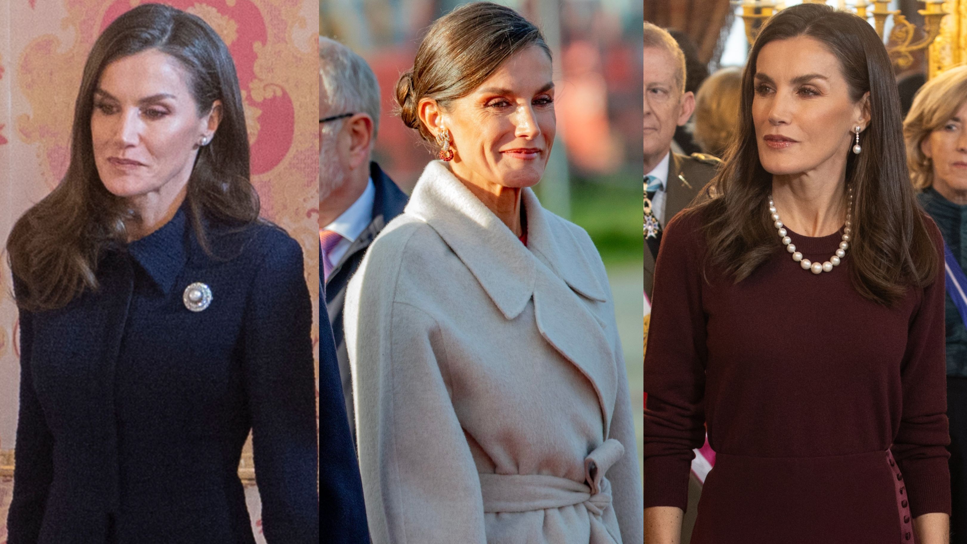 La reina Letizia, con algunas joyas, en un montaje fotográfico La reina Letizia, con algunas joyas, en un montaje fotográfico