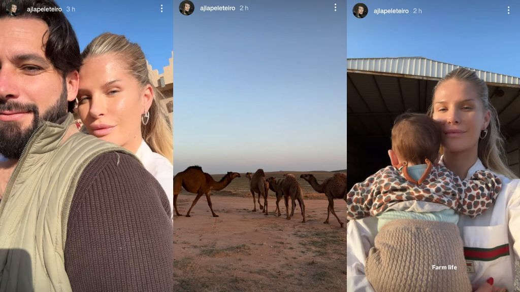 Jota Peleteiro se reencuentra con su familia en Arabia Saudí