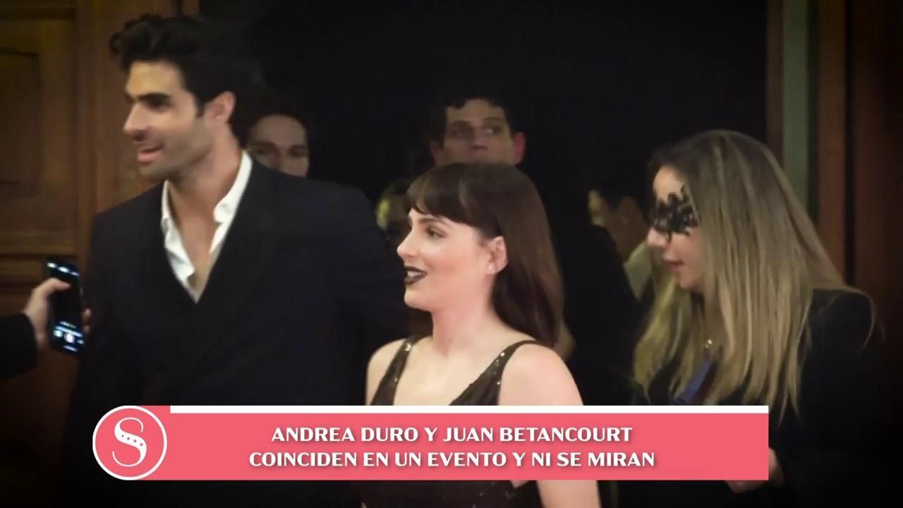 El reencuentro entre Andrea Duro y Juan Betancourt