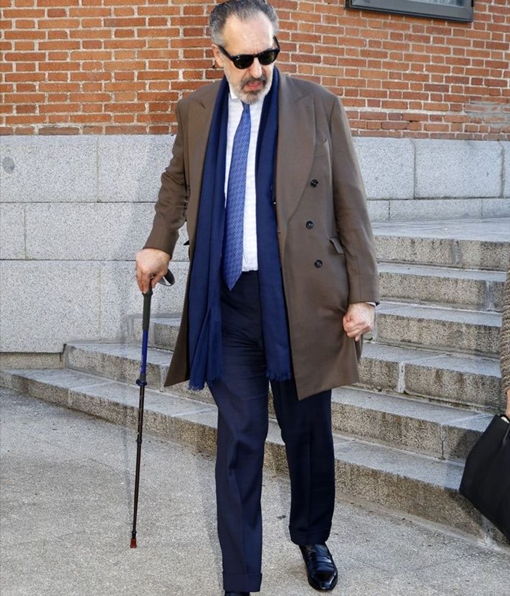 Jaime de Marichalar, en el funeral de Paloma Eulate