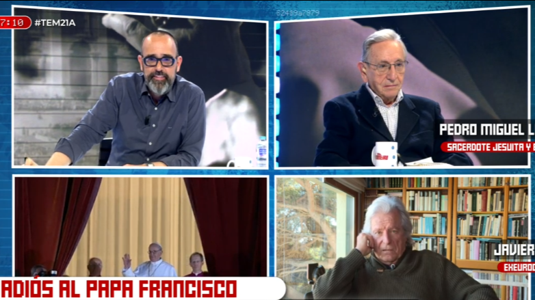El corte de Pedro Miguel Lamet a Javier Nart tras mostrar su postura sobre la corrupción en la Iglesia: "El ejemplo del papa Francisco no te ha servido de nada"