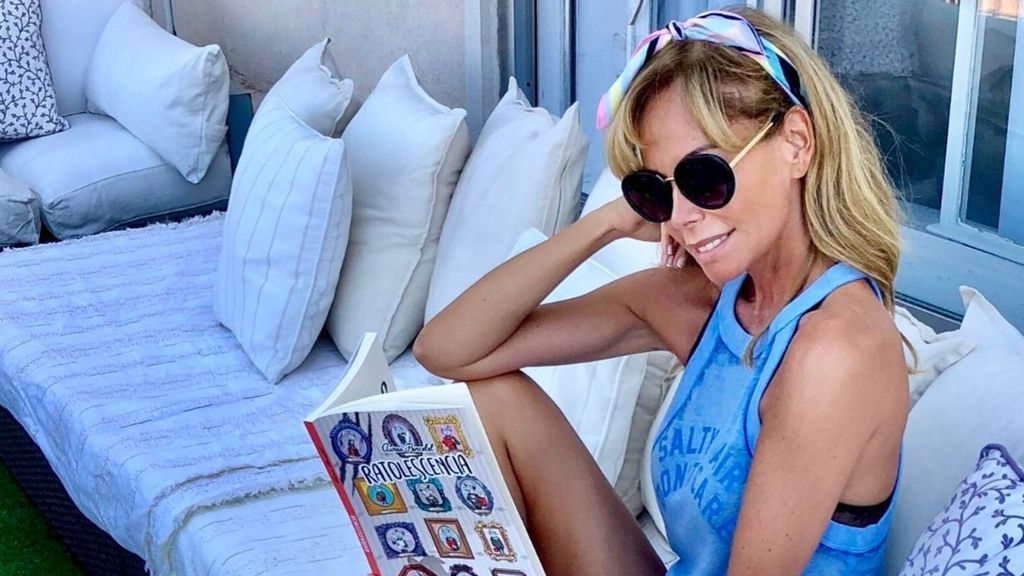 Lara Dibildos en su terraza