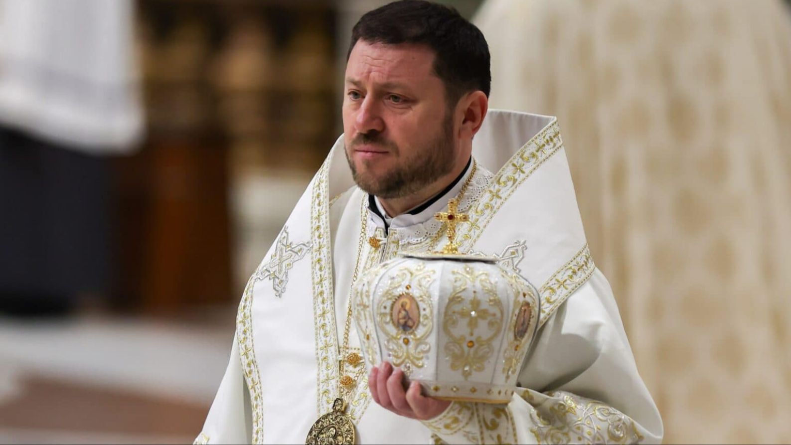 El cardenal Mykola Bychok
