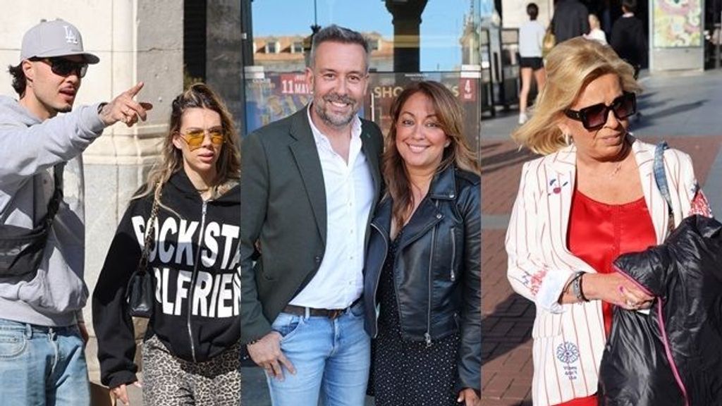 Carlo Costanzia y Alejandra Rubio; Kike Calleja y Raquel Abad; y Carmen Borrego en Valladolid