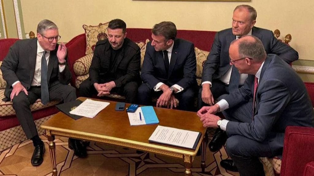 Reunión de líderes europeos en Ucrania