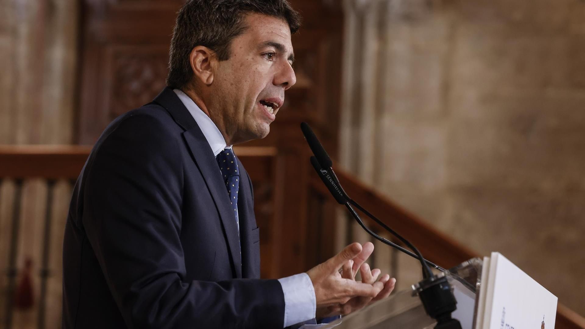 Mazón en el Palau de la Generalitat Mazón en el Palau de la Generalitat