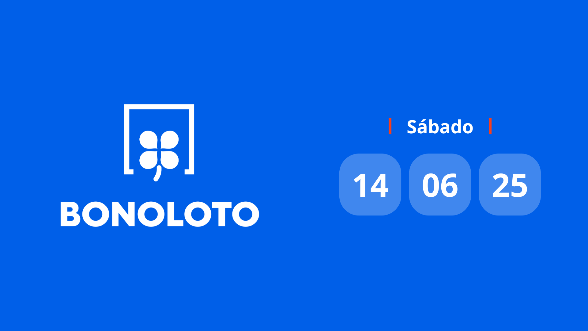 Resultado de La Bonoloto: comprobar número hoy sábado 14 de junio de 2025 Resultado de La Bonoloto: comprobar número hoy sábado 14 de junio de 2025
