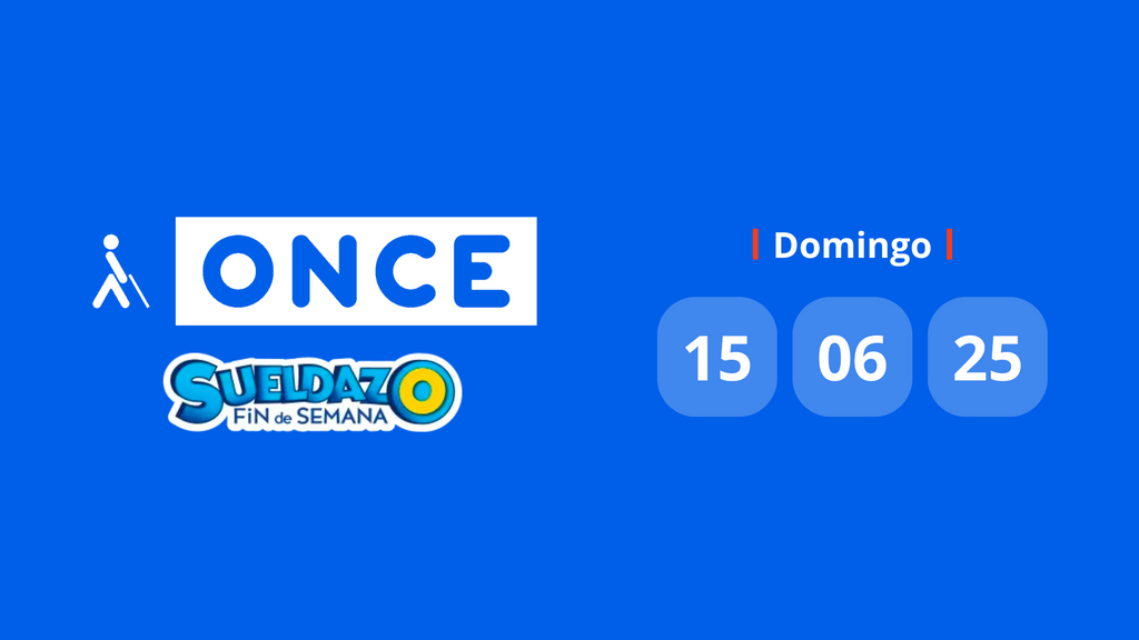 Comprobar Sueldazo de la ONCE: número premiado hoy domingo 15 de junio de 2025
