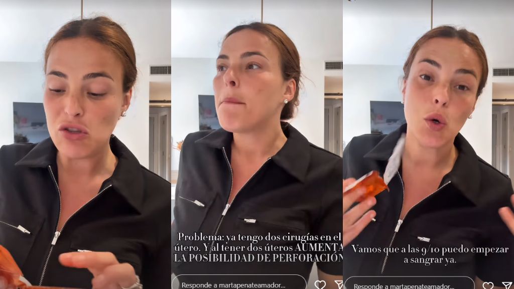 Marta Peñate se toma las pastillas para expulsar el embrión