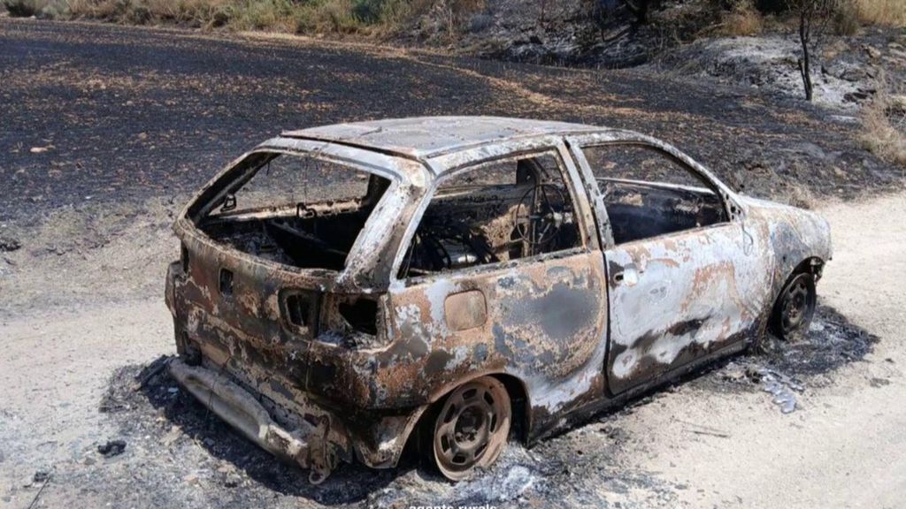 Un coche en llamas, la posible causa del incendio de Granyena de Segarra, Lleida
